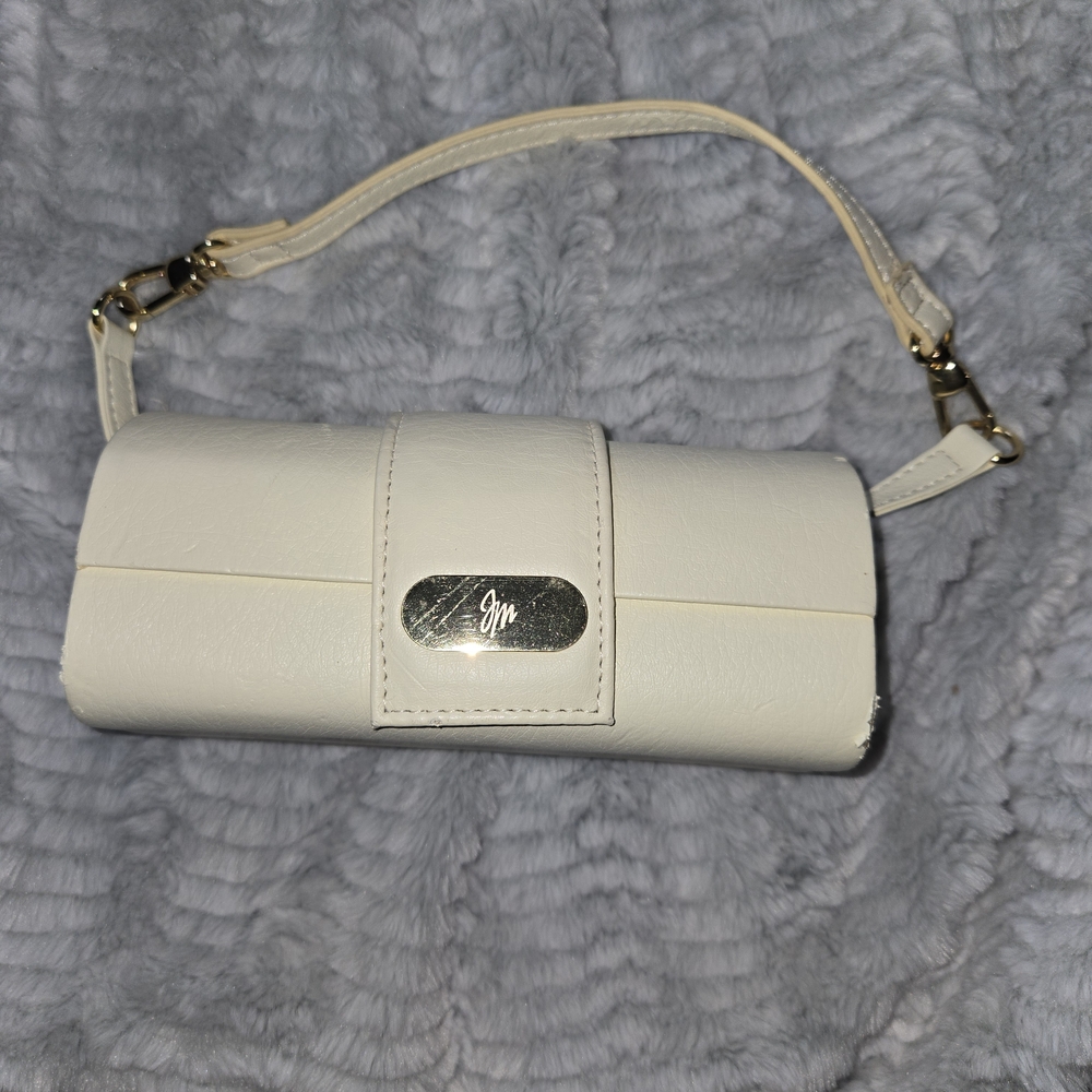JM Collection Ivory Wristlet with Gold Details